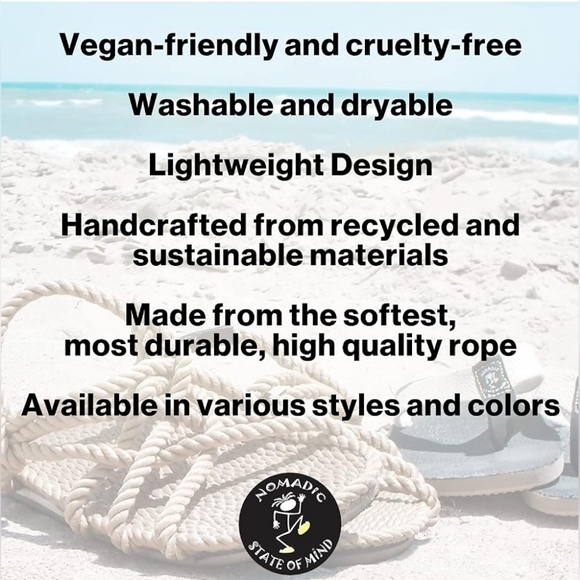 Nomadic State of Mind Rope Sandals, Mountain Momma Sandals Sz9-9.5 - Picture 7 of 11